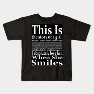 Absolutely (Story of a Girl) Lyrics: by Nine Days Kids T-Shirt